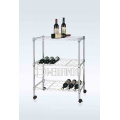 Adjustable Removable Flat Metal Wine Bottle Display Holder Rack